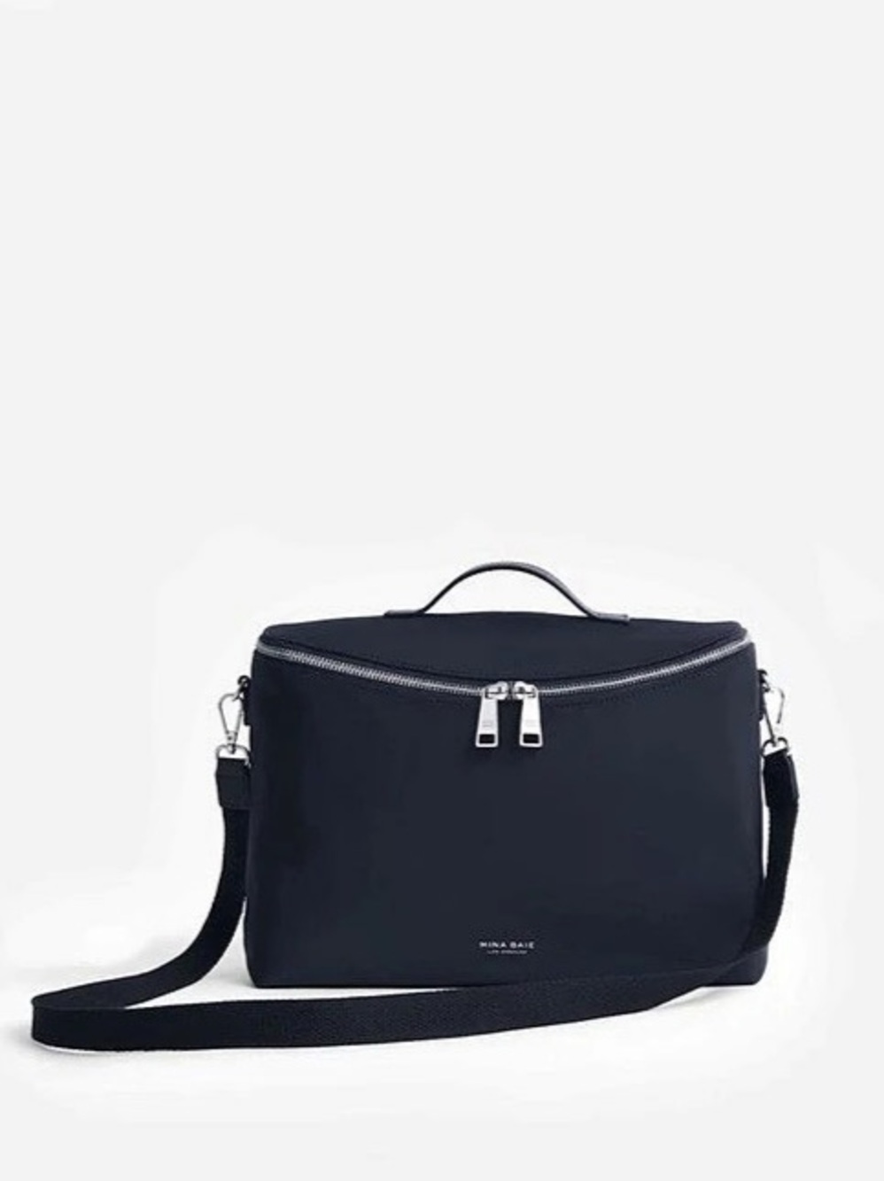 Mina Baie Car Bag Nylon Black Crossbody Bag